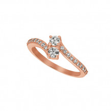 Jewelmi Custom 14k Rose Gold Diamond Ring