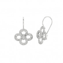 Jewelmi Custom 14k White Gold Diamond Earrings