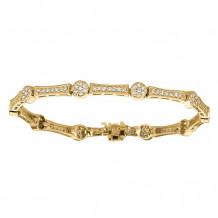 Jewelmi Custom 14k Yellow Gold Diamond Bracelet