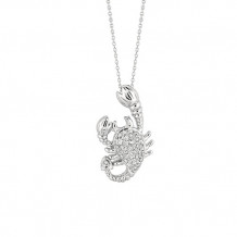 Jewelmi Custom 14k White Gold Diamond Necklace