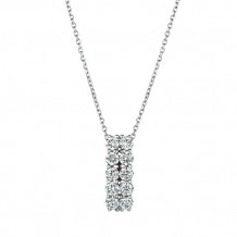 Jewelmi Custom 14k White Gold Diamond Necklace