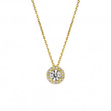 Jewelmi Custom 14k Yellow Gold Diamond Necklace