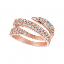 Jewelmi Custom 14k Rose Gold Diamond Ring