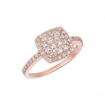 Jewelmi Custom 14k Rose Gold Diamond Ring