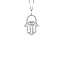 Jewelmi Custom 14k White Gold Diamond Necklace