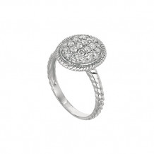 Jewelmi Custom 14k White Gold Diamond Ring