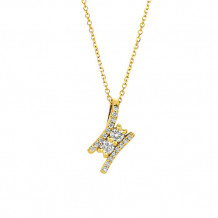 Jewelmi Custom 14k Yellow Gold Diamond Necklace