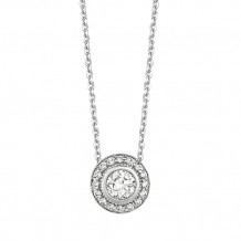 Jewelmi Custom 14k White Gold Diamond Necklace