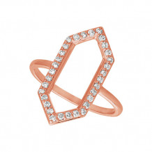 Jewelmi Custom 14k Rose Gold Diamond Ring