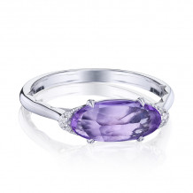 Tacori Sterling Silver Horizon Shine Diamond and Gemstone Men's Ring - SR22301