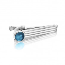 Tacori Sterling Silver Monterey Roadster Gemstone Men's Tie Bar - MTB10837