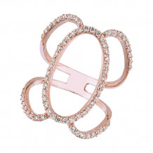 Jewelmi Custom 14k Rose Gold Diamond Ring