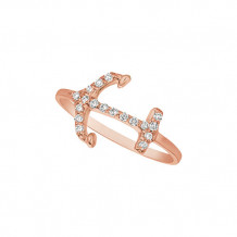 Jewelmi Custom 14k Rose Gold Diamond Ring