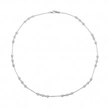 Jewelmi Custom 14k White Gold Diamond Necklace