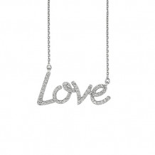 Jewelmi Custom 14k White Gold Diamond Necklace