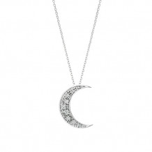 Jewelmi Custom 14k White Gold Diamond Necklace