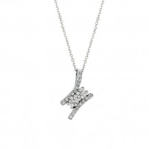 Jewelmi Custom 14k White Gold Diamond Necklace