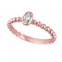 Jewelmi Custom 14k Rose Gold Diamond Ring