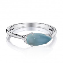 Tacori Sterling Silver Horizon Shine Diamond and Gemstone Men's Ring - SR23338
