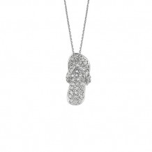 Jewelmi Custom 14k White Gold Diamond Necklace