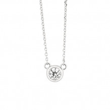Jewelmi Custom 14k White Gold Diamond Necklace