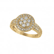 Jewelmi Custom 14k Yellow Gold Diamond Ring