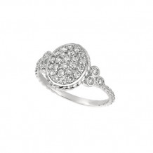 Jewelmi Custom 14k White Gold Diamond Ring