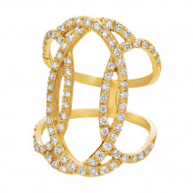 Jewelmi Custom 14k Yellow Gold Diamond Ring