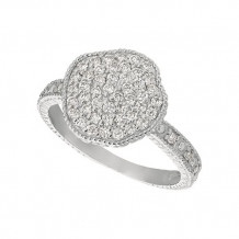 Jewelmi Custom 14k White Gold Diamond Ring