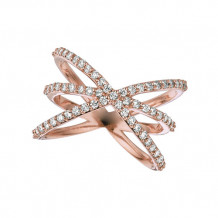 Jewelmi Custom 14k Rose Gold Diamond Ring