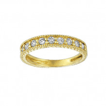 Jewelmi Custom 14k Yellow Gold Diamond Stackables Ring