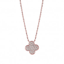 Jewelmi Custom 14k Rose Gold Diamond Necklace