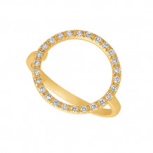 Jewelmi Custom 14k Yellow Gold Diamond Ring