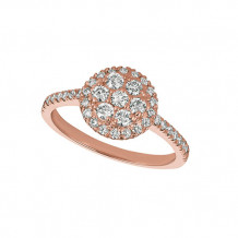 Jewelmi Custom 14k Rose Gold Diamond Ring