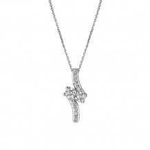 Jewelmi Custom 14k White Gold Diamond Necklace