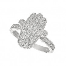 Jewelmi Custom 14k White Gold Diamond Ring