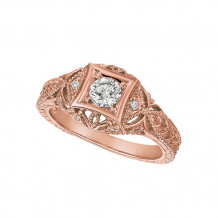 Jewelmi Custom 14k Rose Gold Diamond Ring