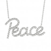 Jewelmi Custom 14k White Gold Diamond Necklace