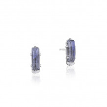 Tacori Sterling Silver Horizon Shine Gemstone Stud Earring - SE24946