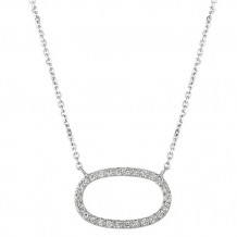 Jewelmi Custom 14k White Gold Diamond Necklace