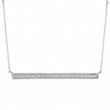 Jewelmi Custom 14k White Gold Diamond Necklace