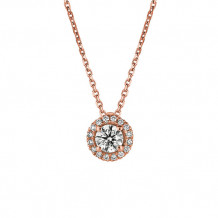 Jewelmi Custom 14k Rose Gold Diamond Necklace