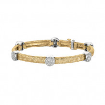 Jewelmi Custom 14k Two Tone Gold Diamond Bracelet