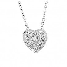 Jewelmi Custom 14k White Gold Diamond Necklace