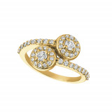 Jewelmi Custom 14k Yellow Gold Diamond Ring photo