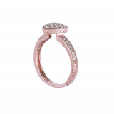 Jewelmi Custom 14k Rose Gold Diamond Ring photo 2