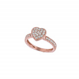 Jewelmi Custom 14k Rose Gold Diamond Ring photo