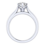 Gabriel & Co 14K White Gold Michelle Solitaire Diamond Engagement Ring - ER6685P4W4JJJ photo 2