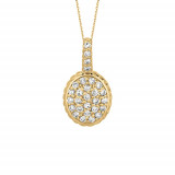 Jewelmi Custom 14k Yellow Gold Diamond Necklace photo