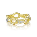 Tacori 18k Yellow Gold The Ivy Lane Diamond Men's Ring - SR184Y photo